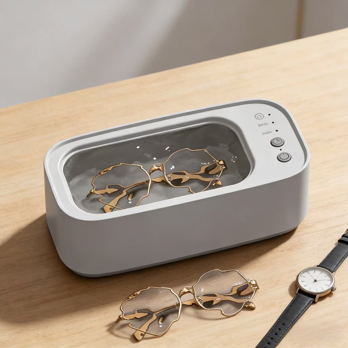 Máquina limpiadora de gafas portátil